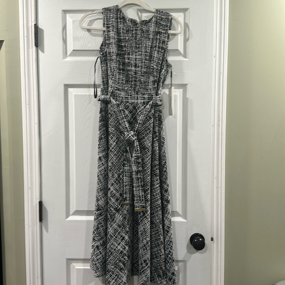 Black and white Calvin Klein Dress